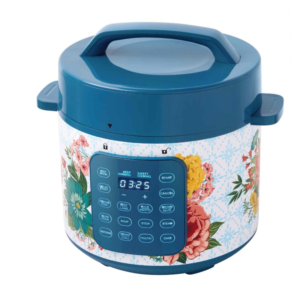 The Pioneer Women 6 -quart Pressure Cooker with touchscreen control